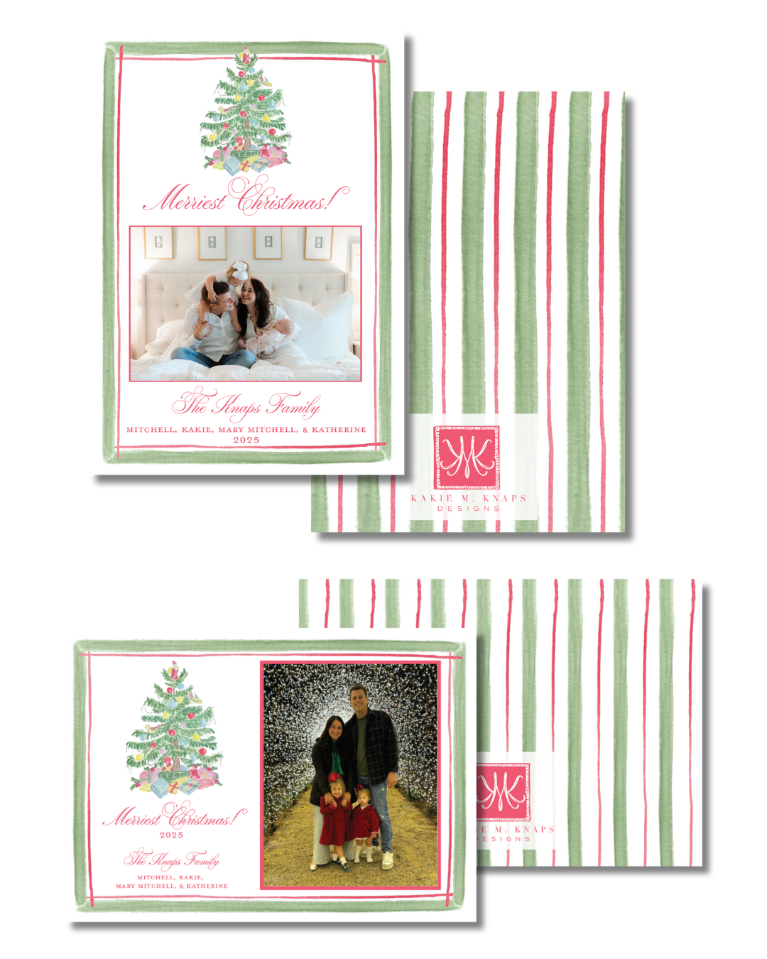 Classic Spode Inspired Christmas Tree Card- Digital Download