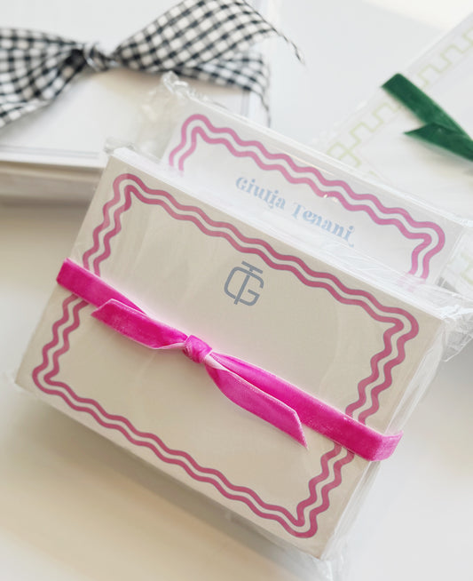 Custom Notepads and Stationery Sets- Multiple Color/Design Options