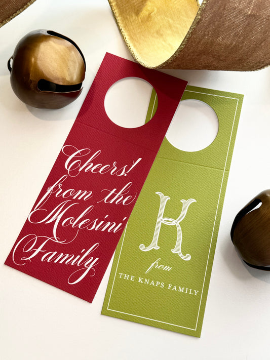 Custom Bottle Gift Tags