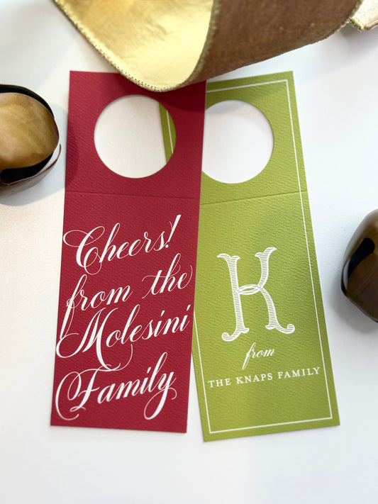 Custom Bottle Gift Tags