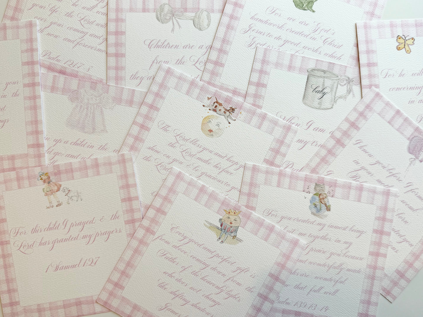 Scripture Cards for Babies (Pink or Blue)
