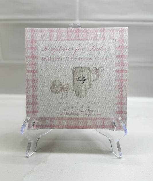 Scripture Cards for Babies (Pink or Blue)