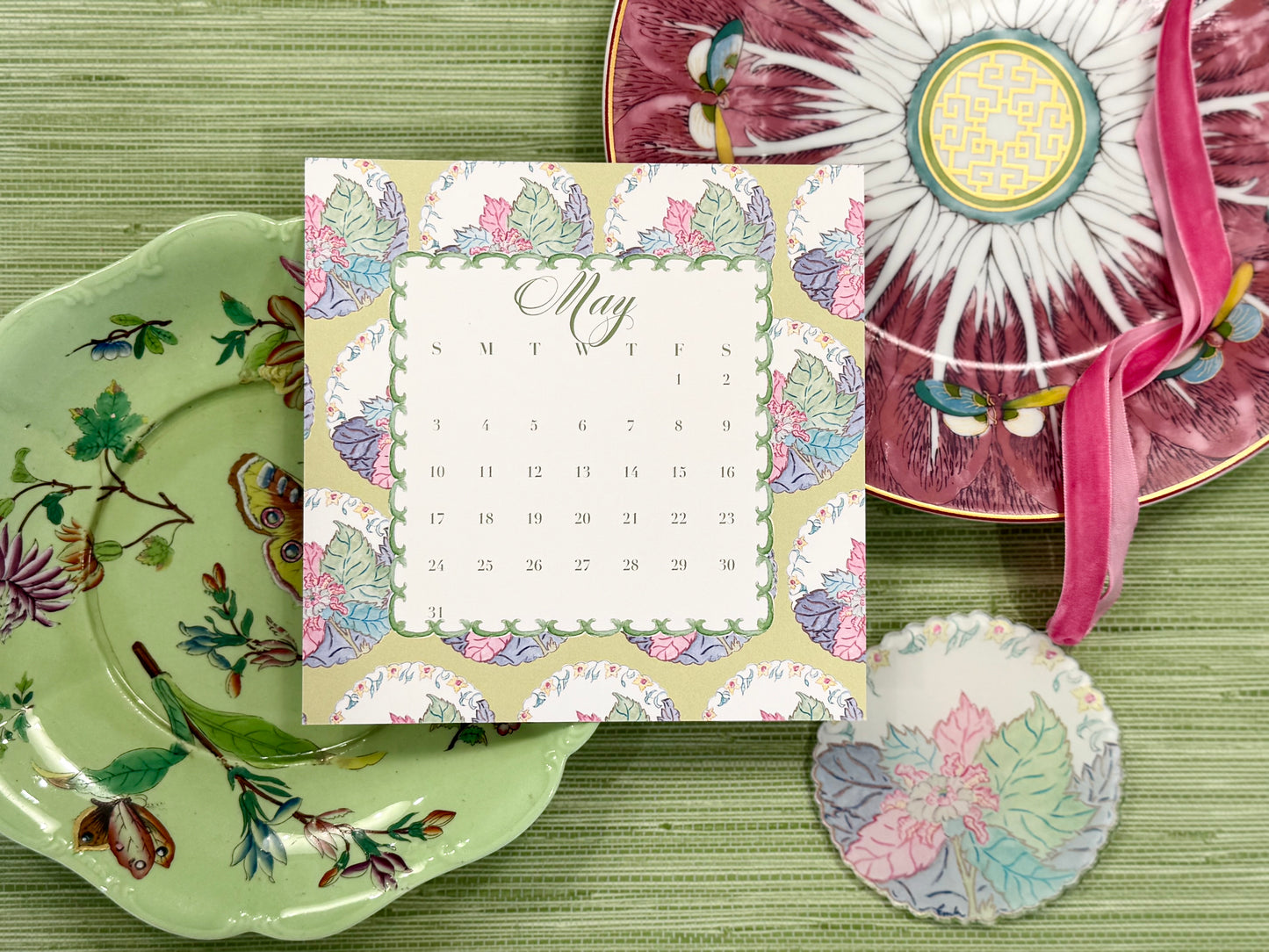 2026 Desktop Calendar- The China Cabinet
