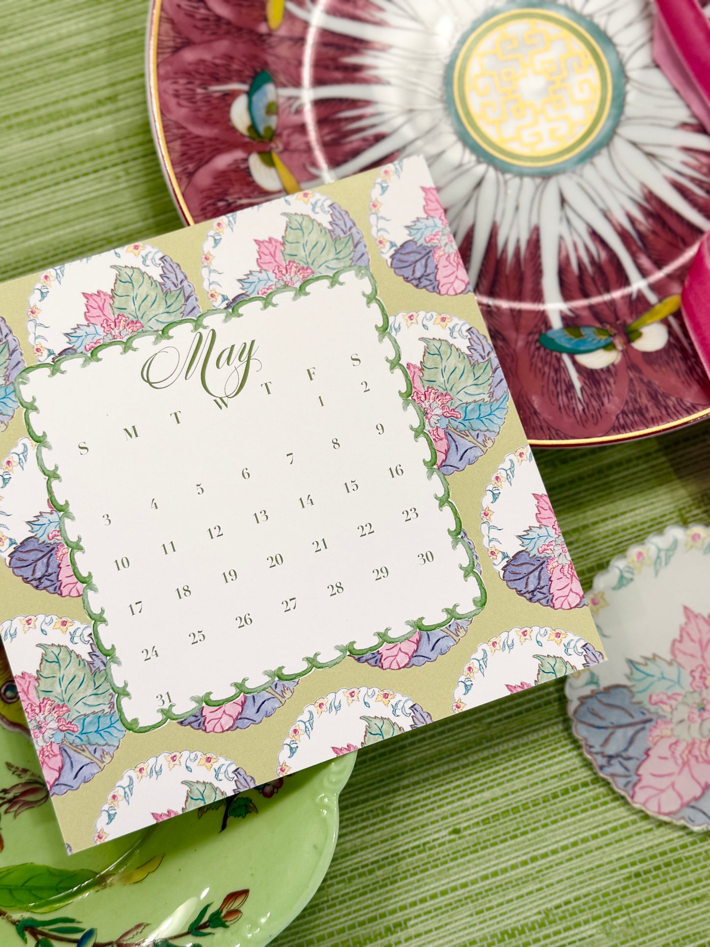 2026 Desktop Calendar- The China Cabinet