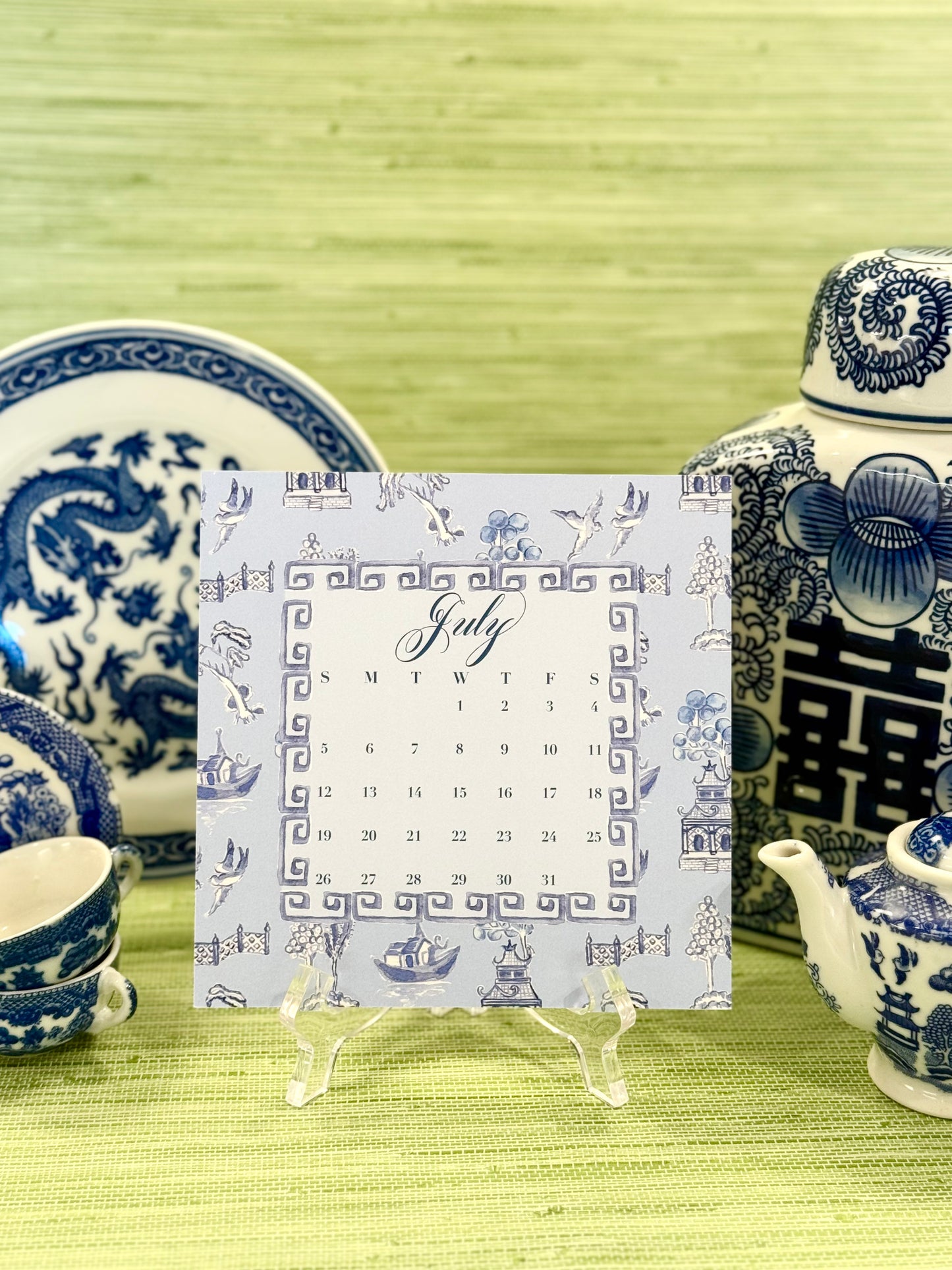 2026 Desktop Calendar- The China Cabinet