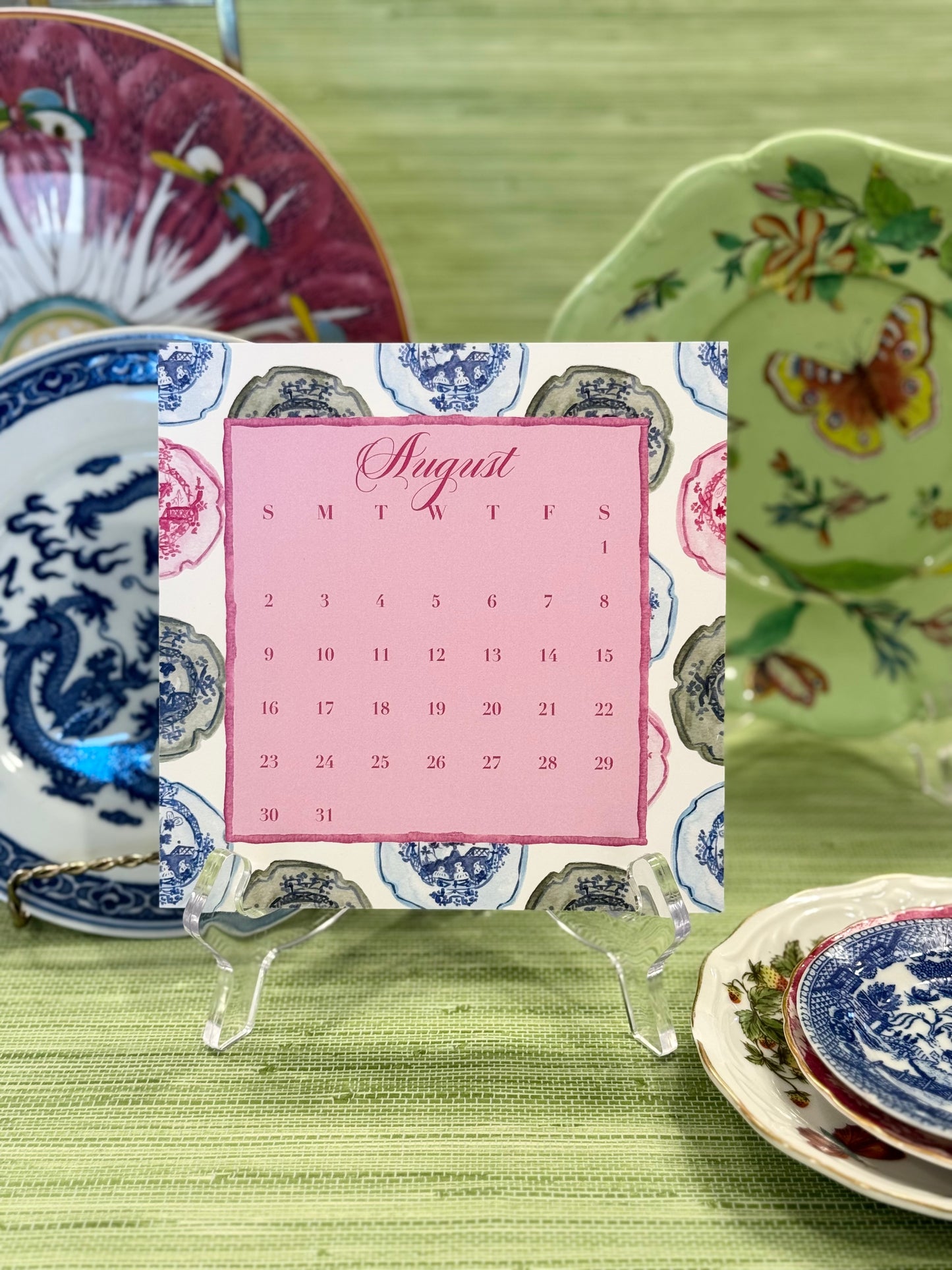 2026 Desktop Calendar- The China Cabinet