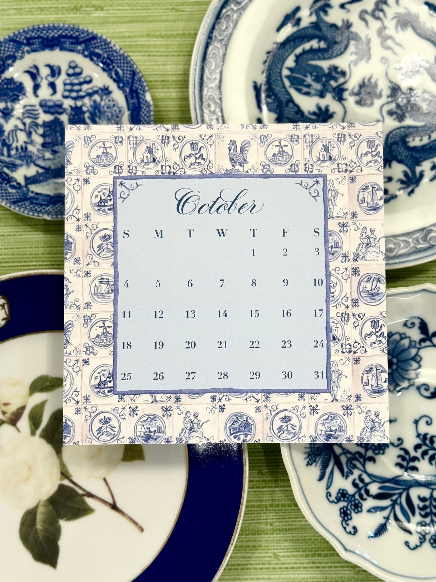 2026 Desktop Calendar- The China Cabinet