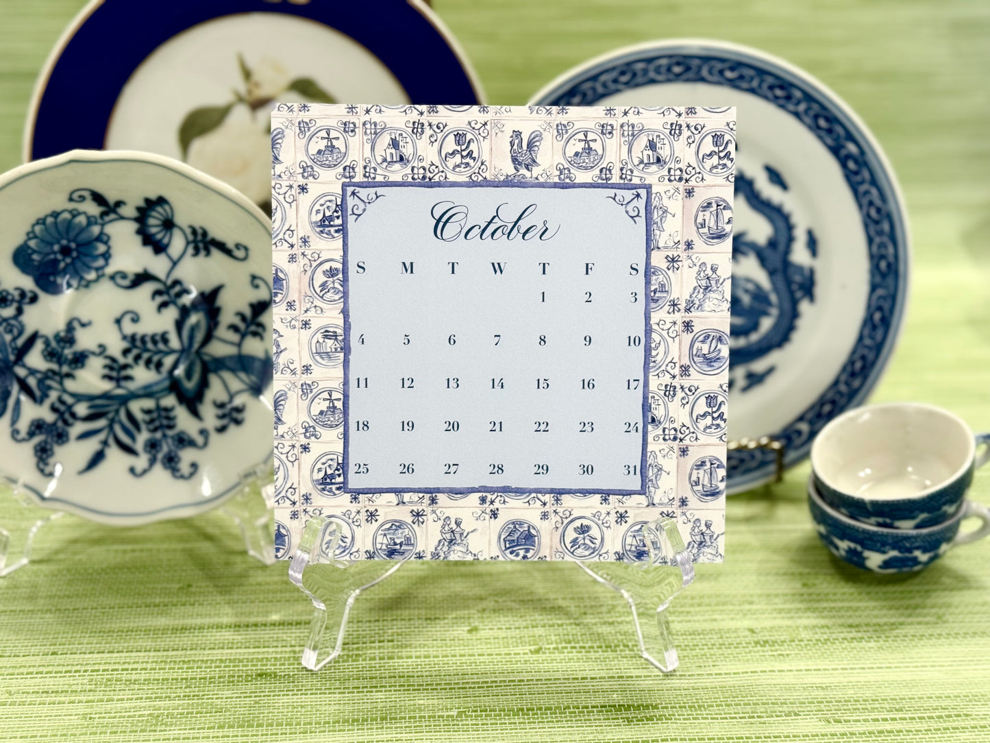 2026 Desktop Calendar- The China Cabinet