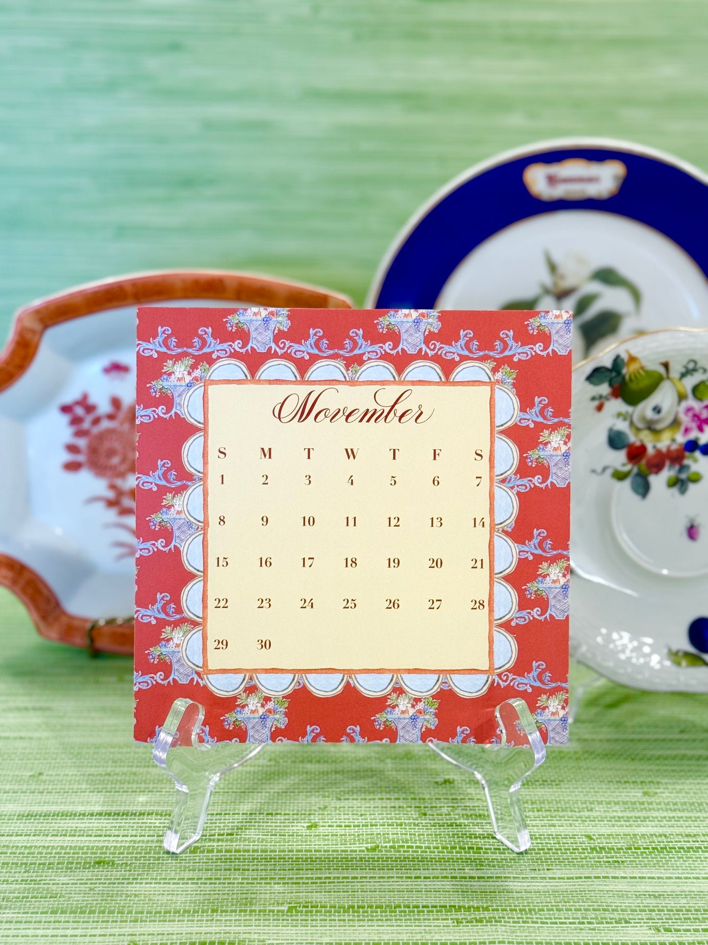 2026 Desktop Calendar- The China Cabinet