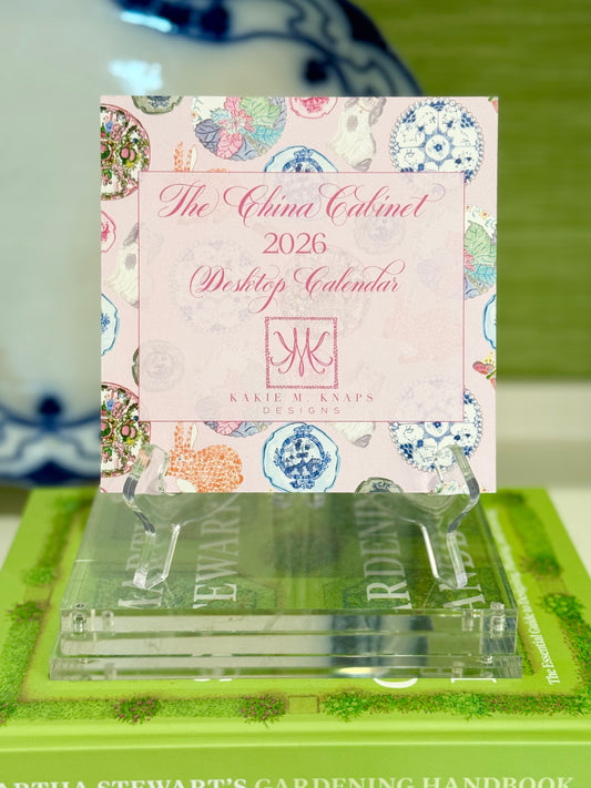2026 Desktop Calendar- The China Cabinet
