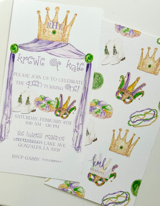 Mardi Gras Invitation