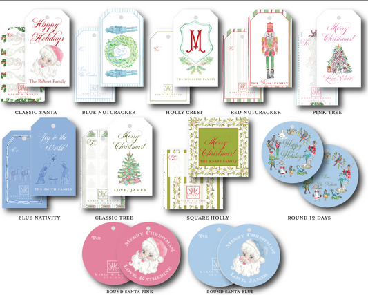 Custom Holiday Gift Tags – Personalized Christmas Tags