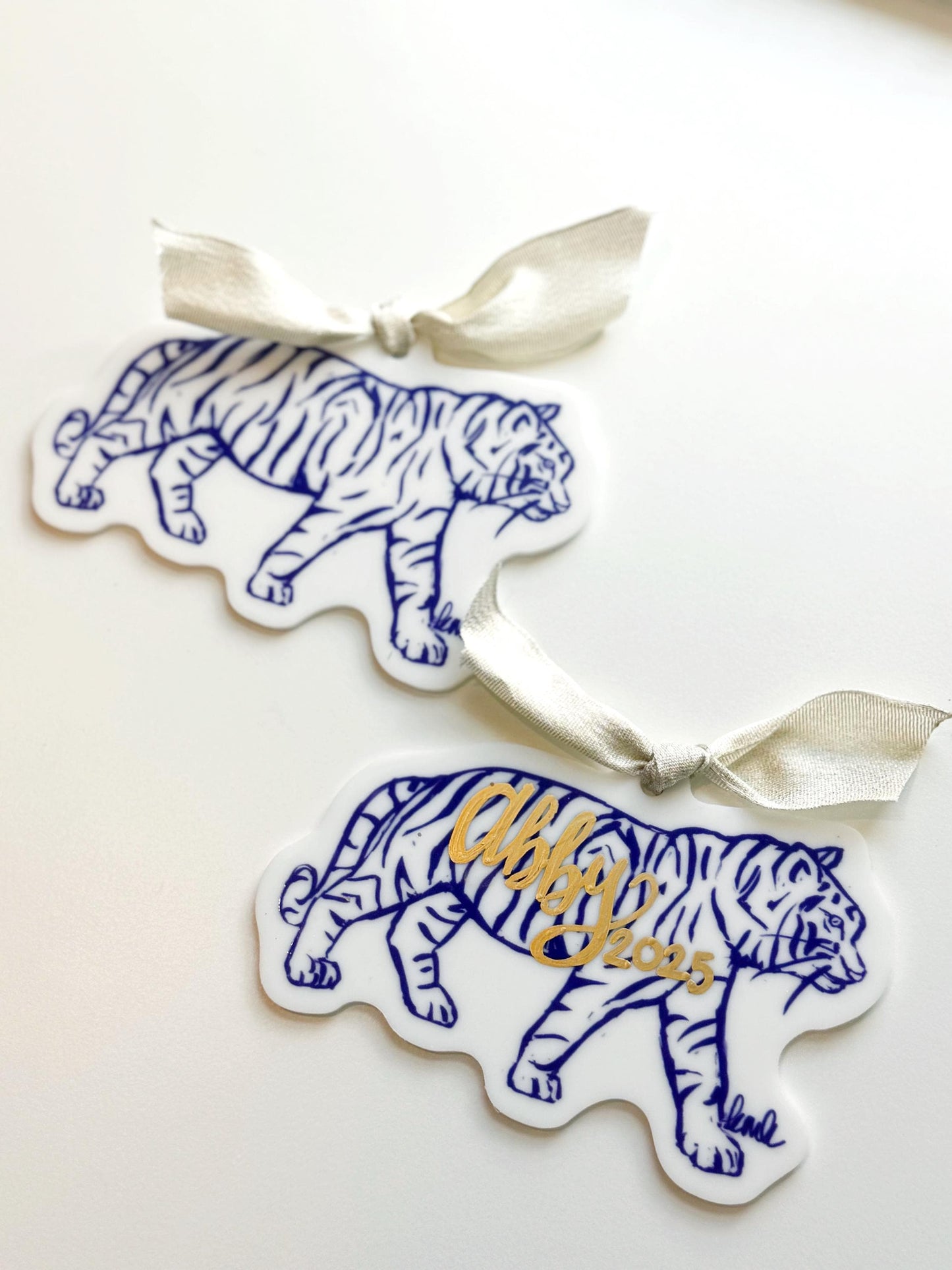 Tiger Wreath Charm Ornament