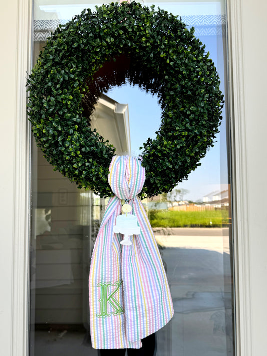 Acrylic Birthday Cake Door Hanger, Wreath Charm, Ornament