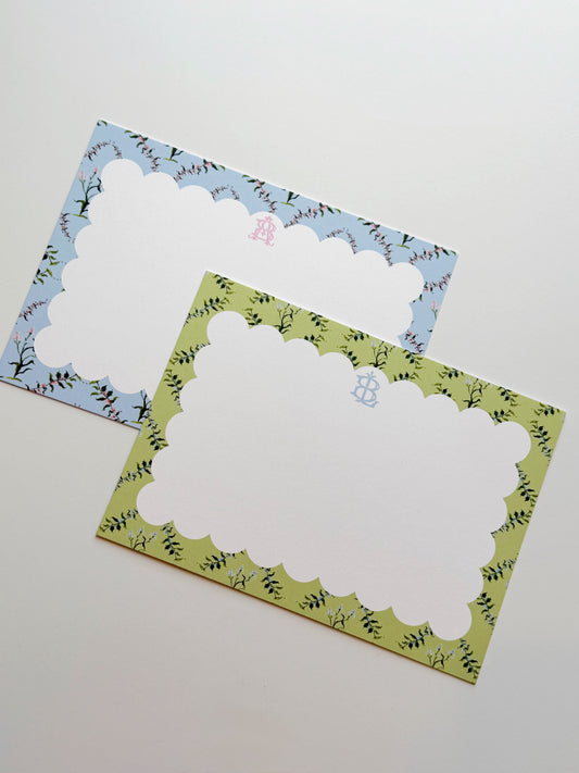 Floral Stationery – Custom Two Sided Stationery