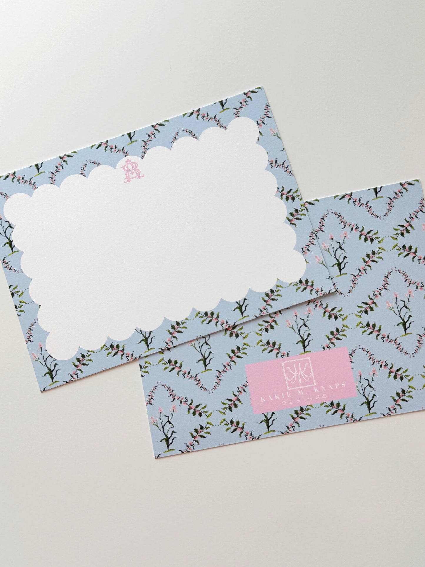 Floral Stationery – Custom Two Sided Stationery