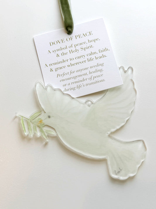 Dove of Peace Wreath Charm, Ornament
