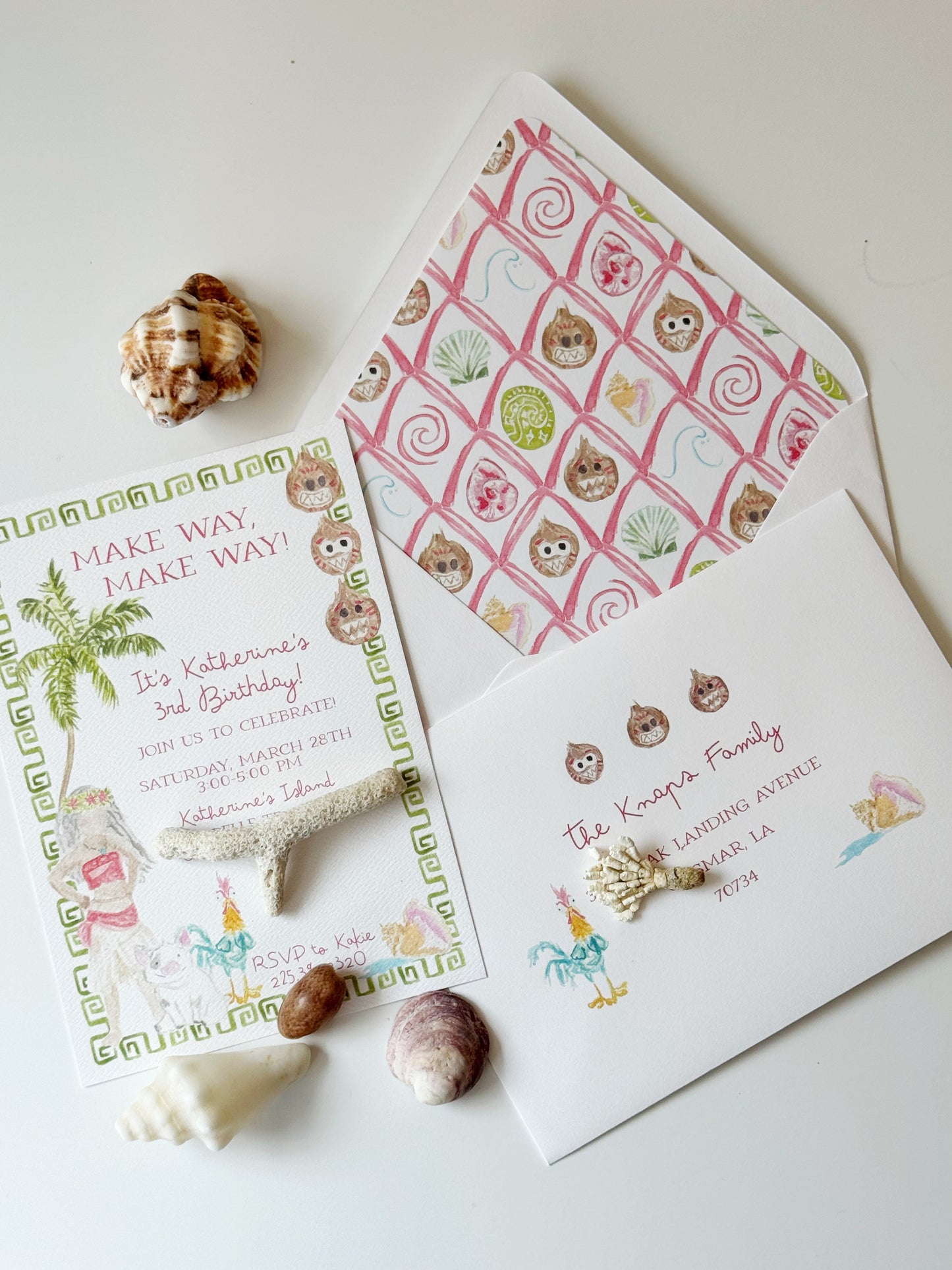 Island Princess Birthday Invitation- Digital Download