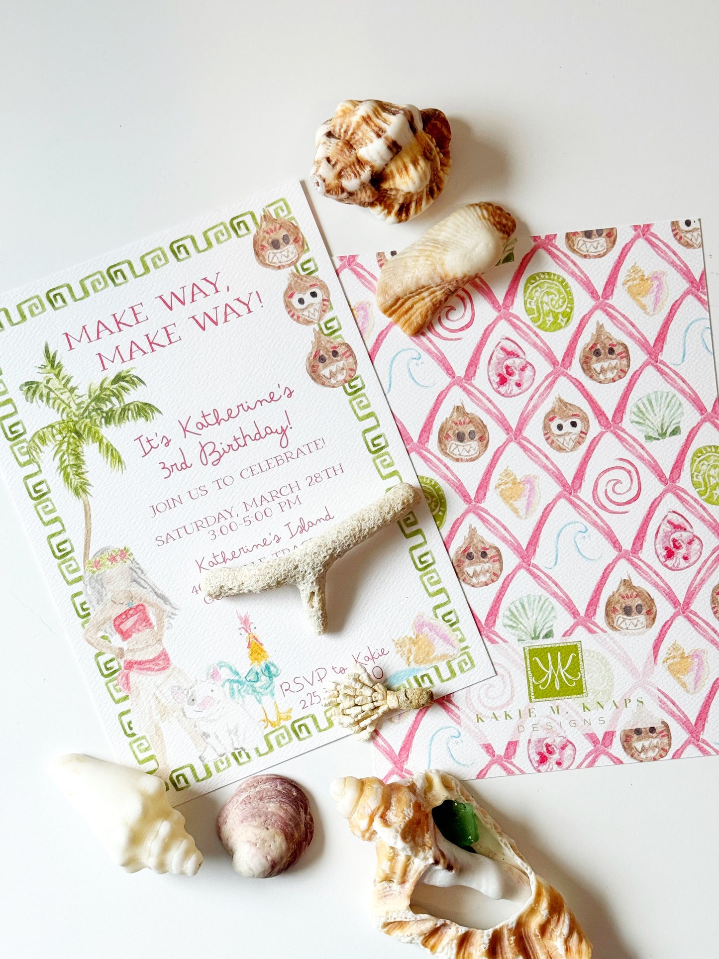 Island Princess Birthday Invitation- Digital Download