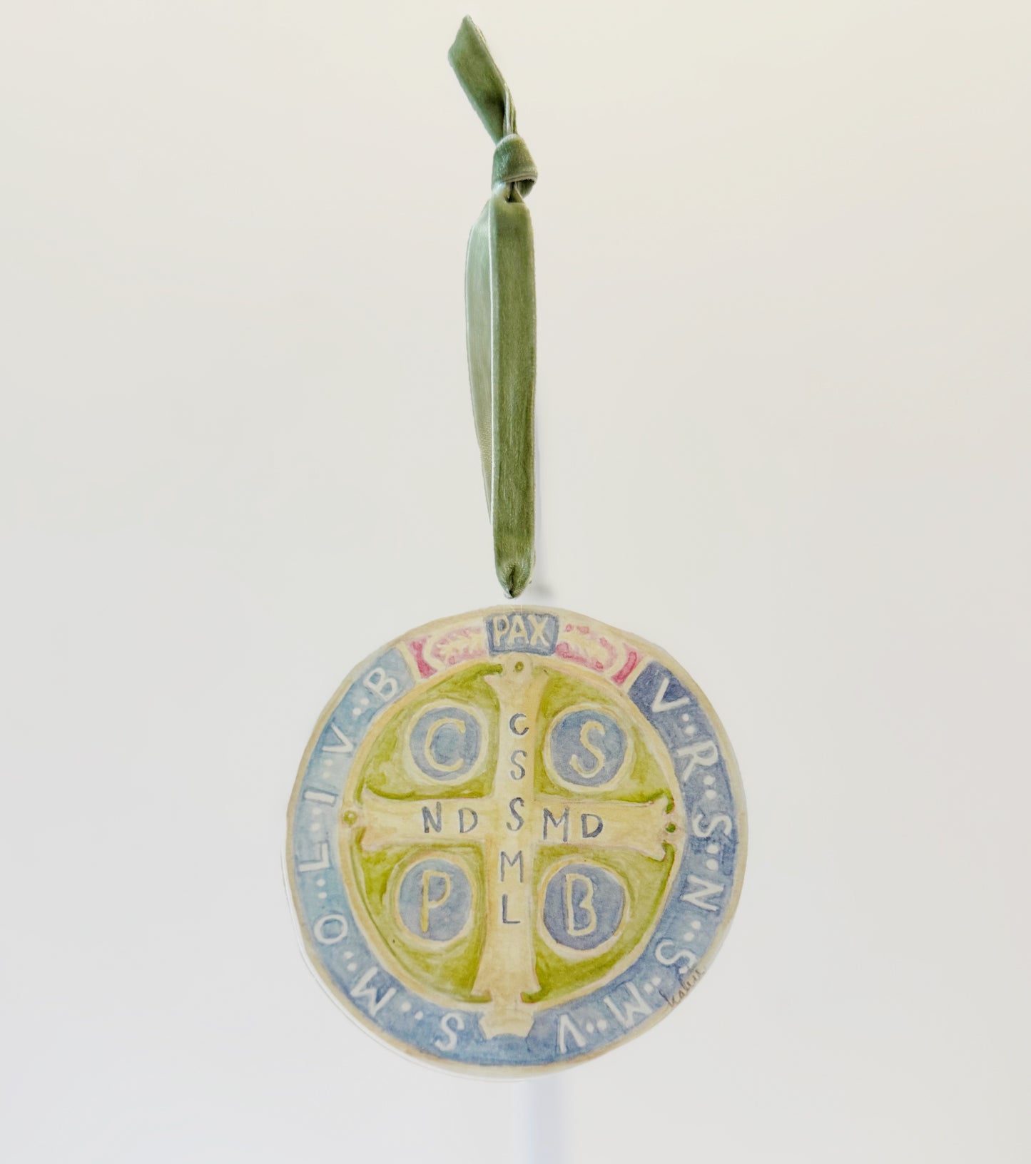 St. Benedict Wreath Charm, Ornament