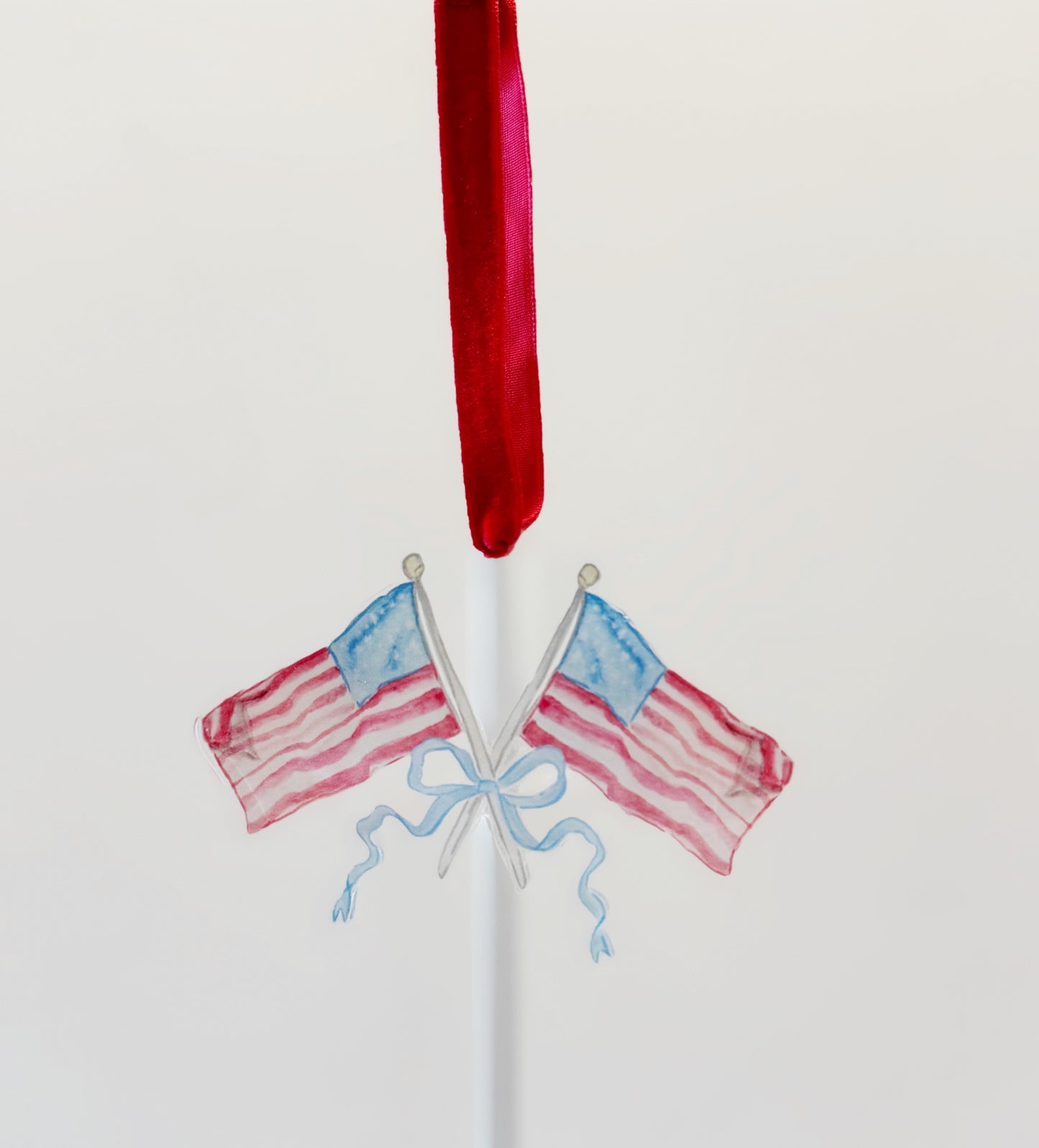 Patriotic Wreath Charm, Ornament