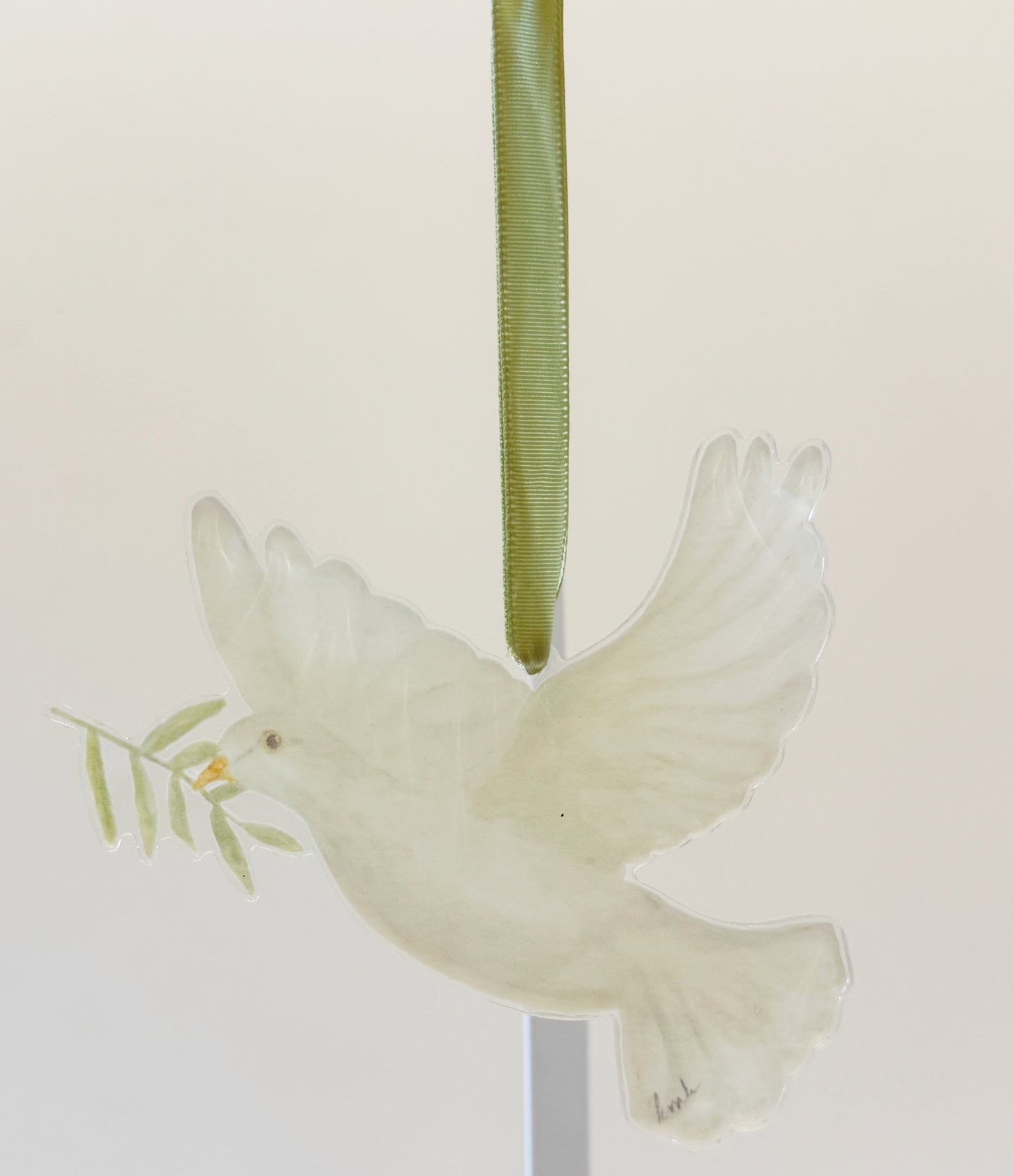Dove of Peace Wreath Charm, Ornament
