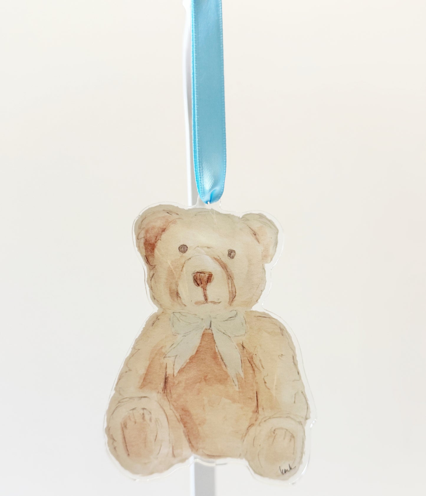 Teddy Bear Wreath Charm, Ornament