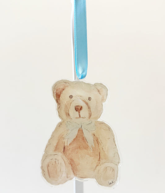 Teddy Bear Wreath Charm, Ornament