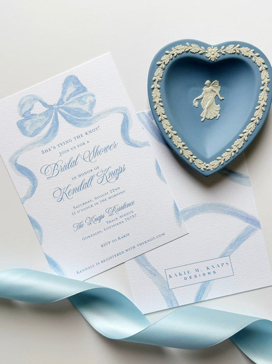 Tying the Knot Shower Invitation- Digital Download