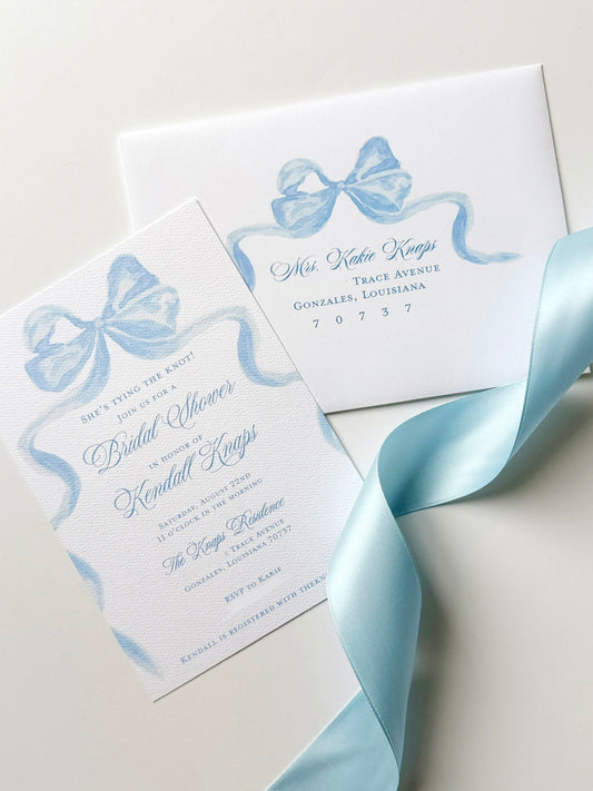 Tying the Knot Shower Invitation- Digital Download