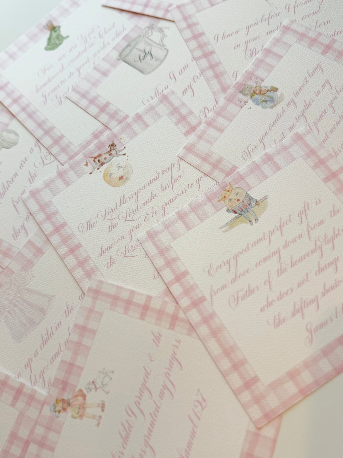 Scripture Cards for Babies (Pink or Blue)