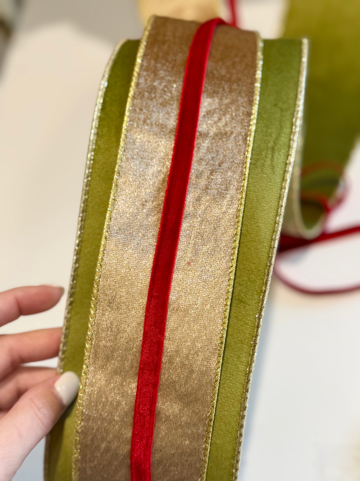 Christmas Holiday Wreath Ribbon Sets