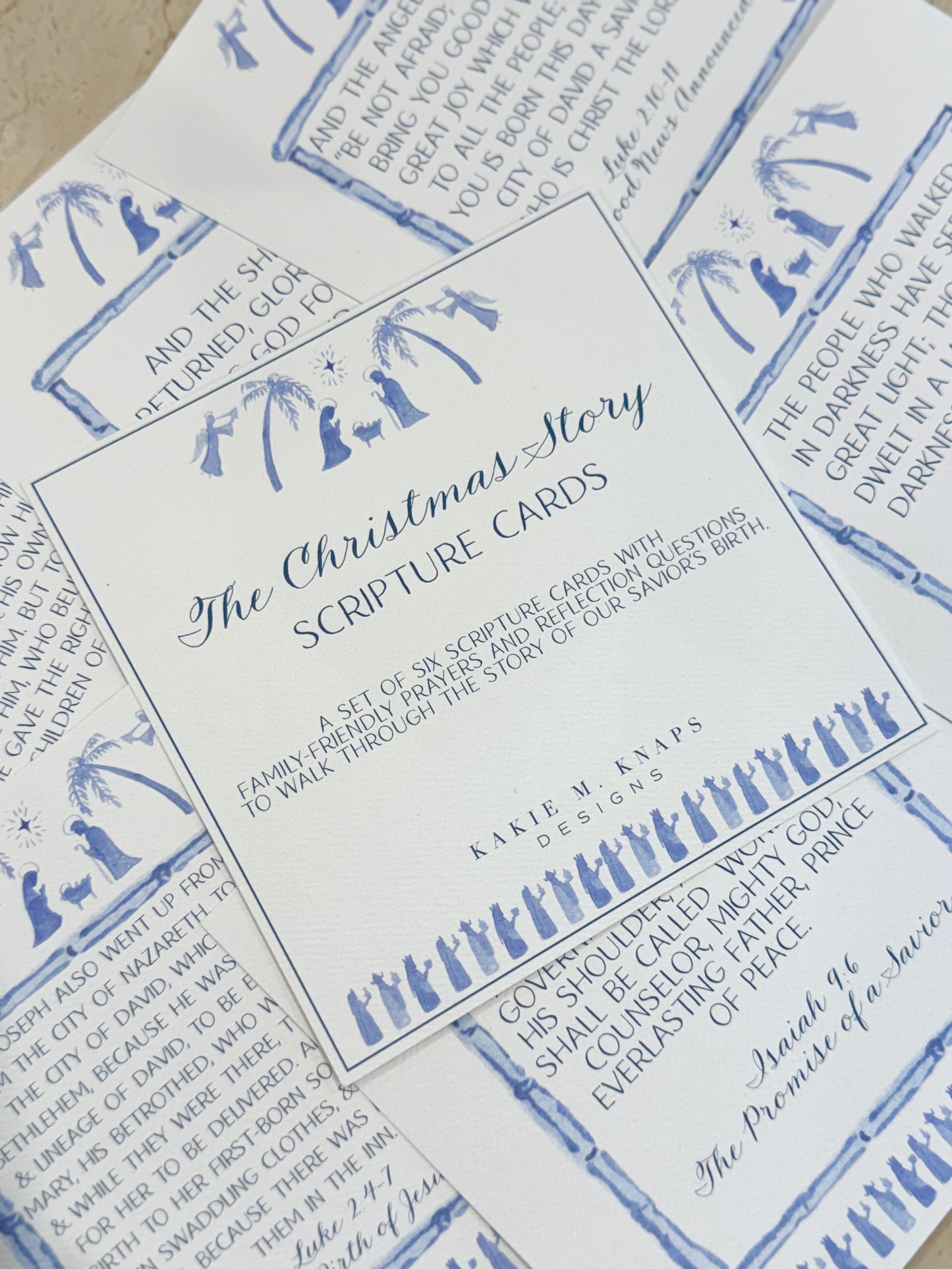 Christmas Story Scripture Cards