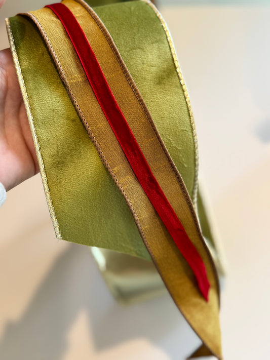 Christmas Holiday Wreath Ribbon Sets