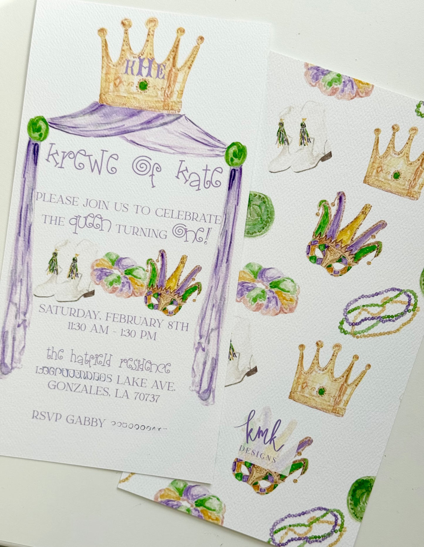 Mardi Gras Invitation