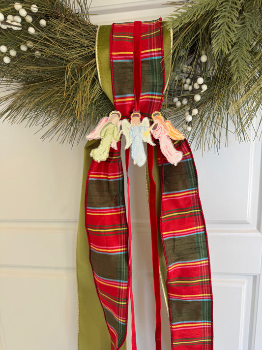 Christmas Holiday Wreath Ribbon Sets