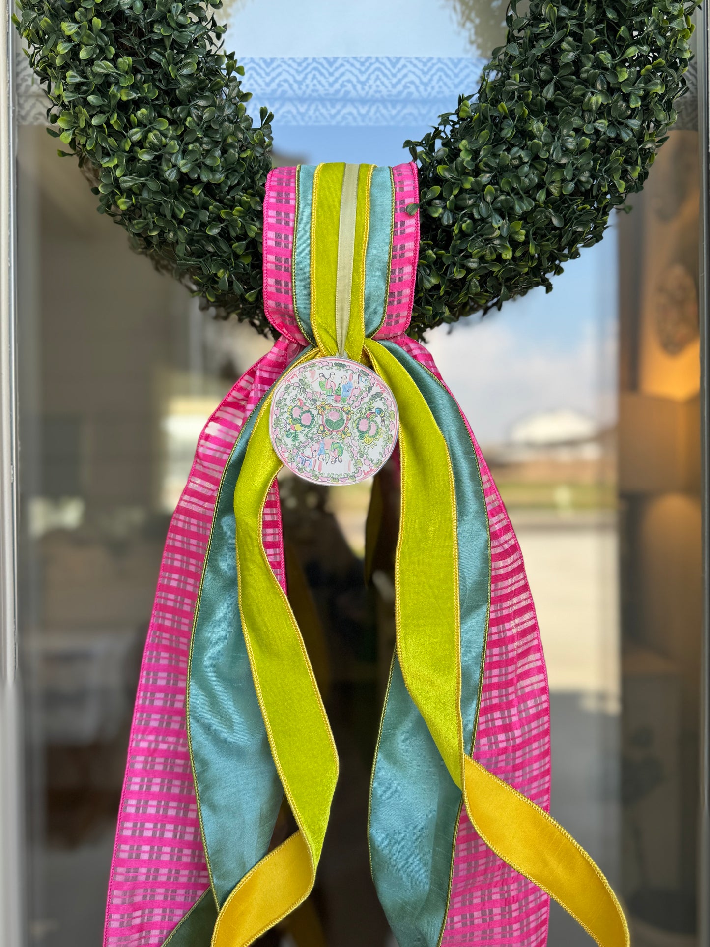 Acrylic Wreath Charms- The China Cabinet