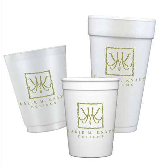 Single Color Custom Cups