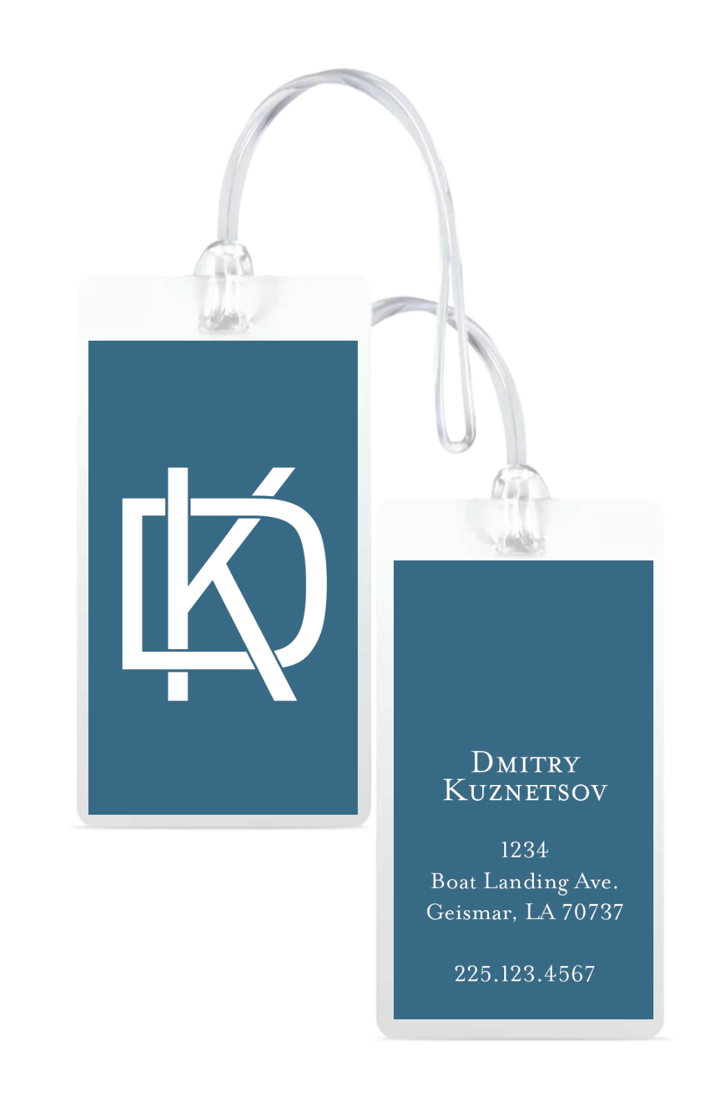 Laminated Luggage Tag