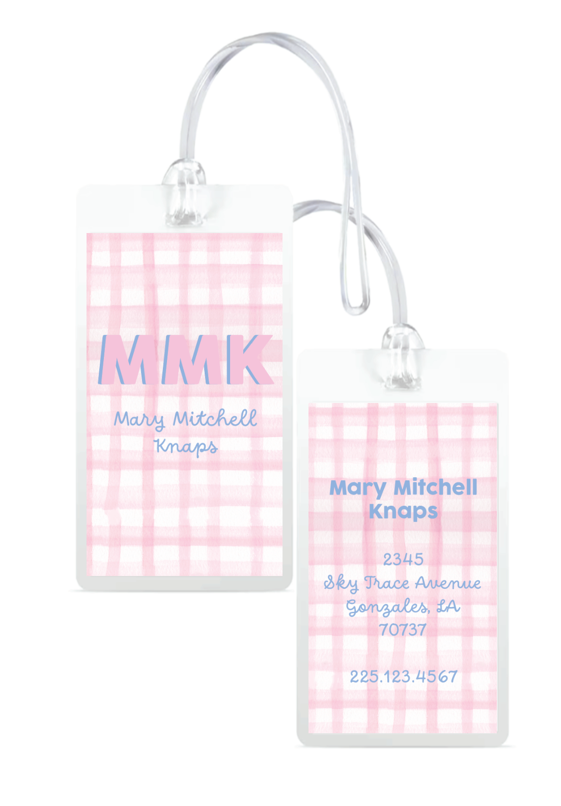 Laminated Luggage Tag