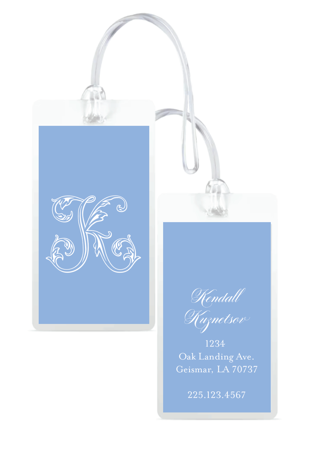 Laminated Luggage Tag