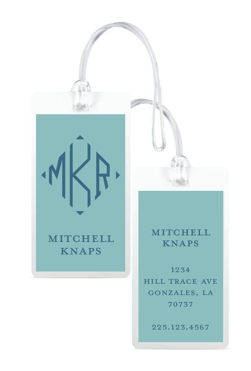 Laminated Luggage Tag