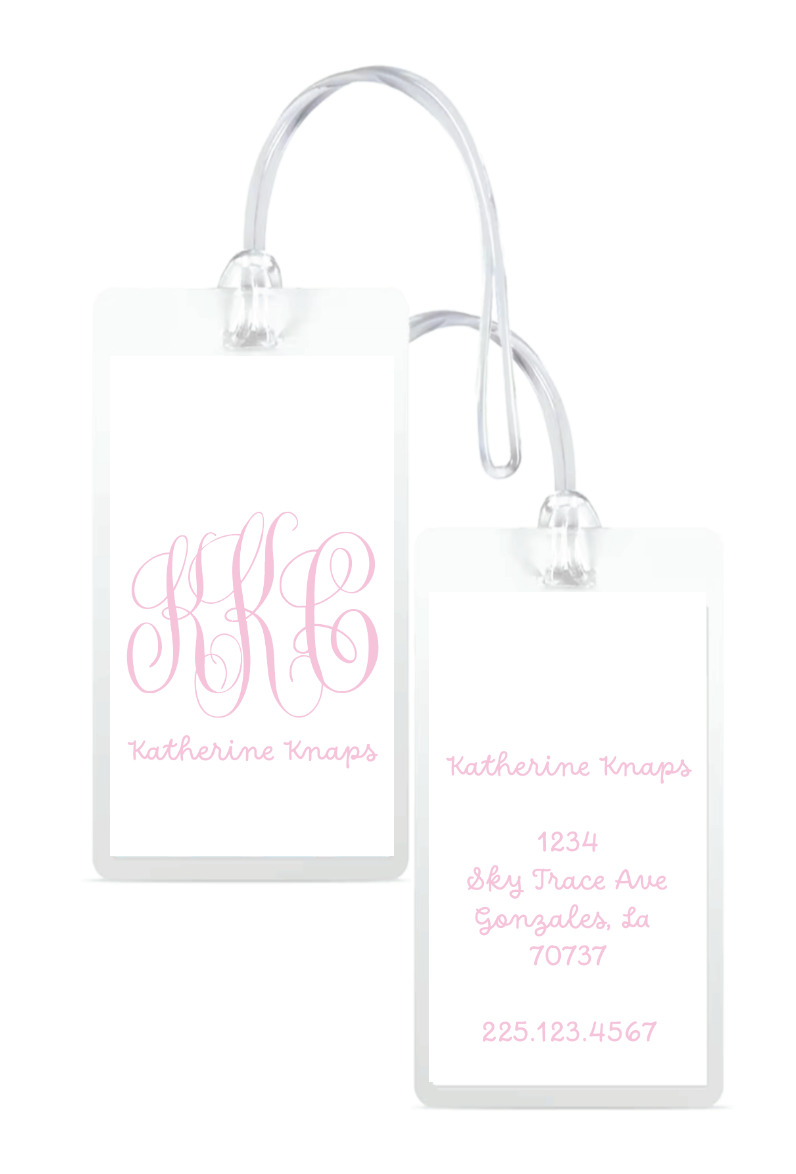 Laminated Luggage Tag