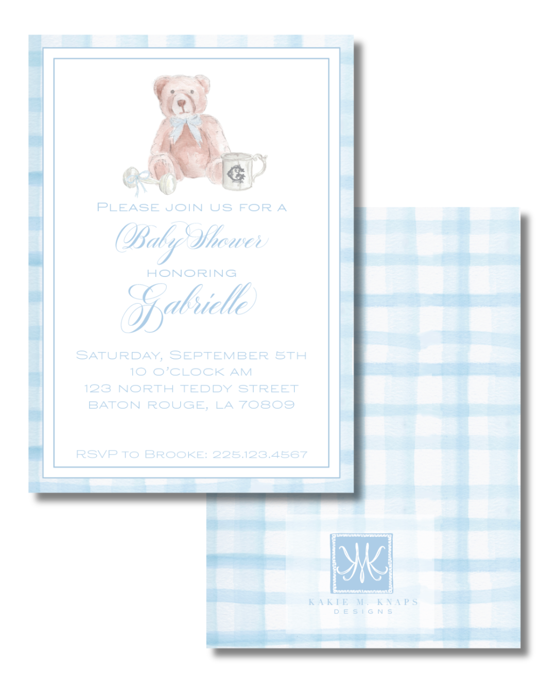 Teddy Bear Invitation