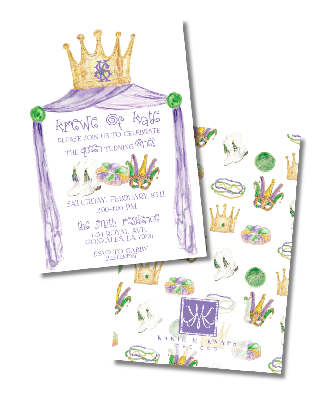 Mardi Gras Invitation