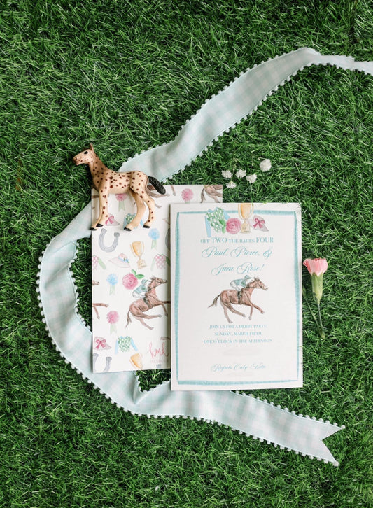 Derby Horse Invitation Digital Download