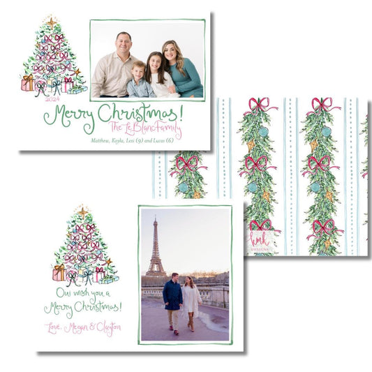 Watercolor Christmas Card- Christmas Tree