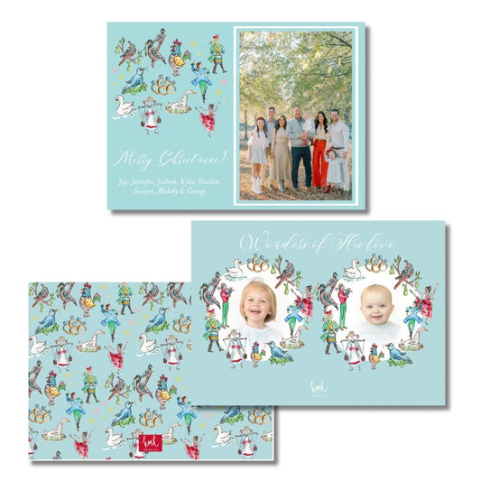 12 Days of Christmas Card- Digital Download