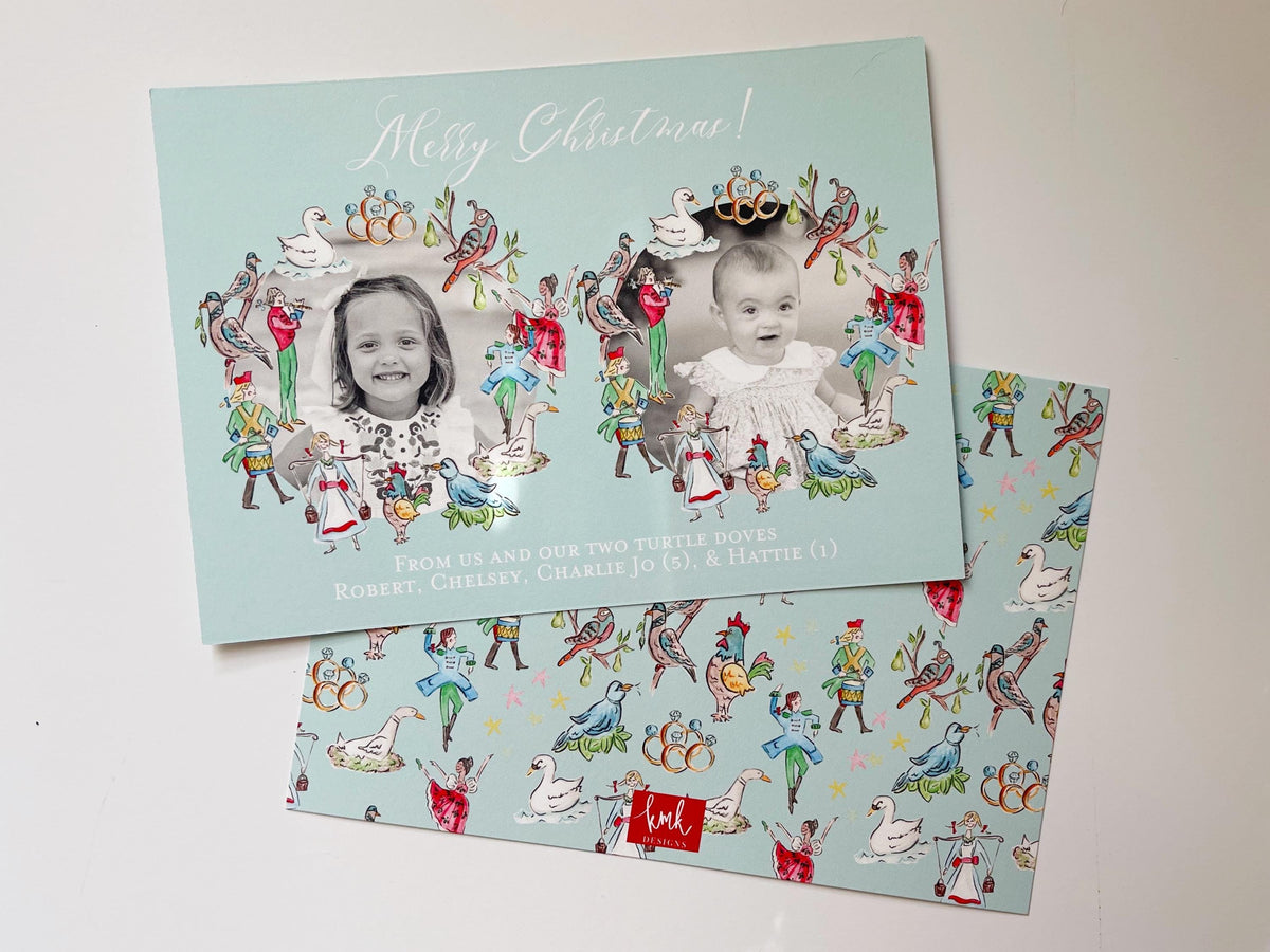 12 Days of Christmas Card- Digital Download