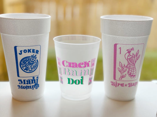 Mahjong Party Cups